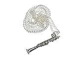 cadena con un clarinete como colgante Miniblings -. La marca de culto para la joyería en miniatura y el diseño de productos amorosamente a mano - Hecho en Berlín demasiados artículos que encontrarán juegos de joyas en la tienda (por ejemplo, cadenas coincidentes / pendientes / llavero / pelo clips / Charms) se detalla a continuación!