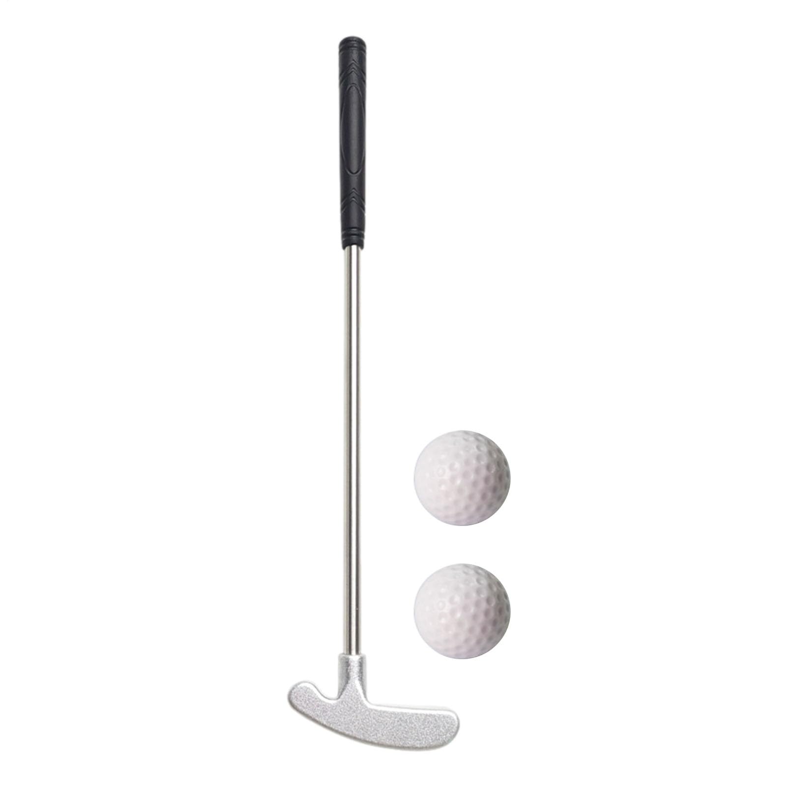 Putter - Juego de palos de golf para niños y adultos, para diestros/zurdos, para interior y exterior, eje estable
