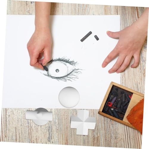 OUNONA 10個 幾何体模型 スケッチ練習用立体彫刻モデル 多角形デザイン 観察描画向け 学習用美術装飾品