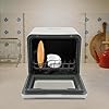 OUBUBY Lavastoviglie da tavolo per 4 – 6 coperti, 6 l, serbatoio dell'acqua integrato, mini lavastoviglie con senza collegamento dell'acqua, 4 programmi di pulizia, touch control e display a LED