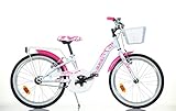 Freni al manubrio Bicicletta Bambina Dino Bikes Aurelia Smarty 20 Pollici Fucsia