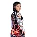 Roar Women MMA Rash Guard BJJ Grappling Training Rash Guard Long Sleeve No-Gi MMA Fight Gear Shirt (White-Dragon, Small)