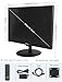 Elweyoo 20 inch Monitoring LCD Display Security Camera Monitor Multifunction Interface HDMI, AV, BNC, VGA, USB, PC Input CCTV Computer Monitor Built-in Speaker 1600x900 Full HD, Black