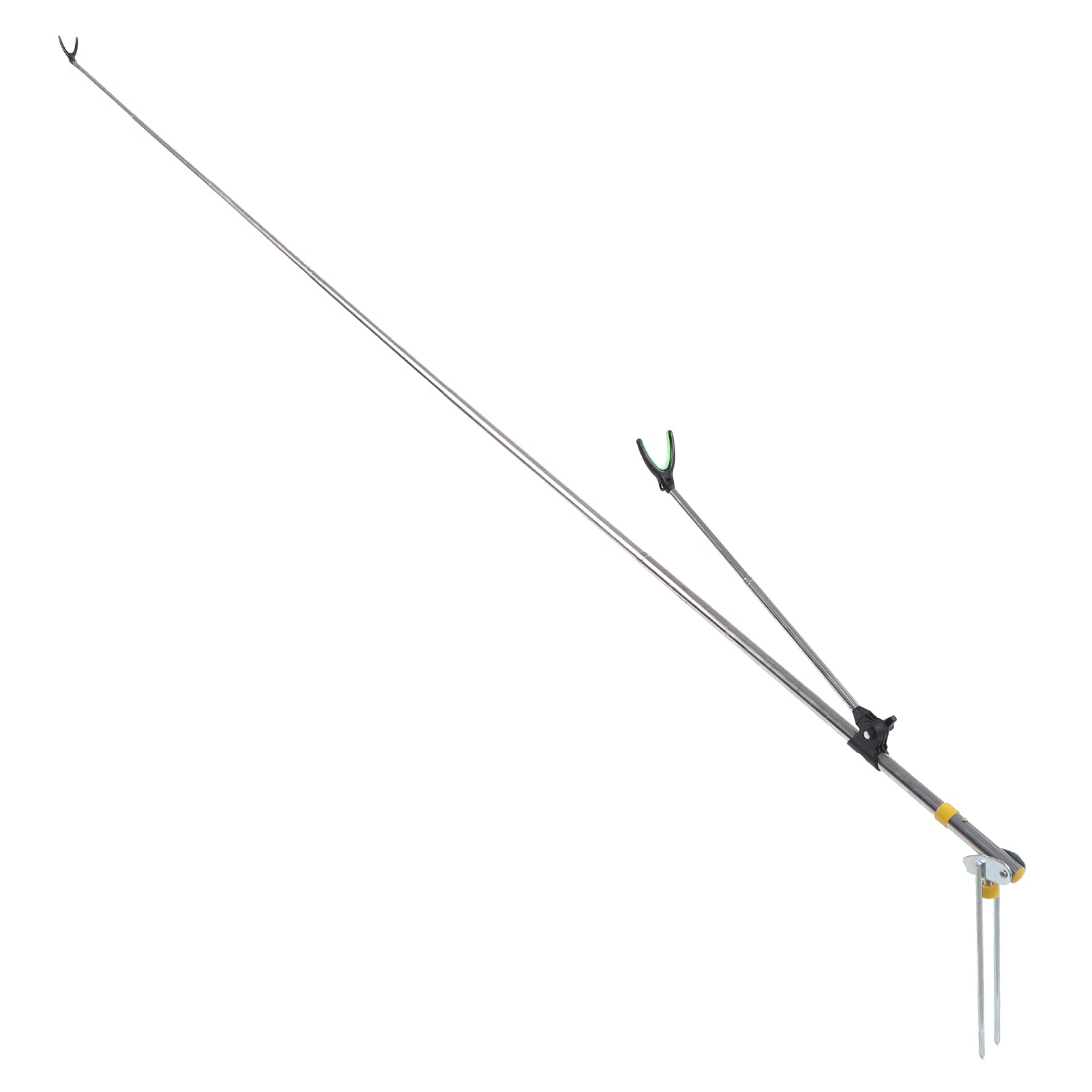 Wspornik na Wędkę, Kształt Y Teleskopowy Uchwyt na Wędkę ze Stali Nierdzewnej Wspornik na Wędkę Stojak na Sprzęt Wędkarski Rest Support Rack For Fishing