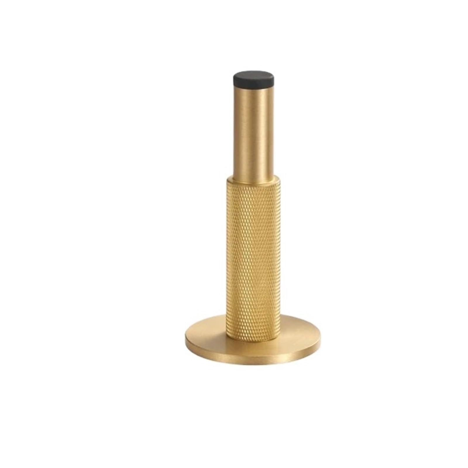Heavy Duty Brass Knurled Door Stop Bumper