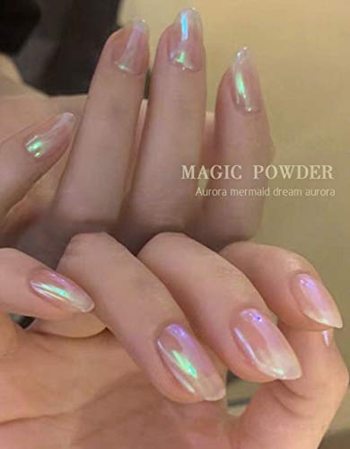 Shogpon Nagel Glitzer Super Glänzend Spiegel Chrom Glitter Funkeln Zauber Nagelpuder Maniküre Nail Art Dekoration… – Bild 6