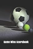 Game Wins Scorebook: Scorekeeper Data Counter Tally