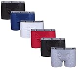 Black Bear Boys' Boxer Briefs (Pack of 6), Assorted Solids, Small / 4-6'