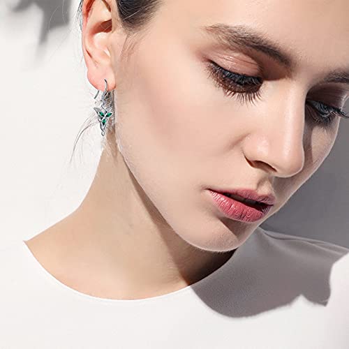 S925 Sterling Silver Arwen Evenstar Drop Earrings Hobbit Jewelry Gifts for Women Men4