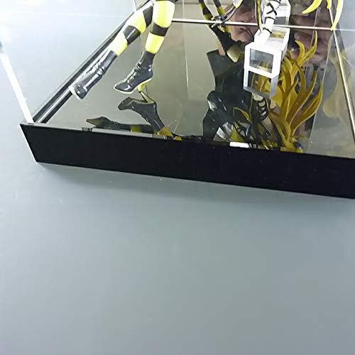 台座 = 乗せタイプ 黒 25mm】 UVカット透明アクリルケース W900mm