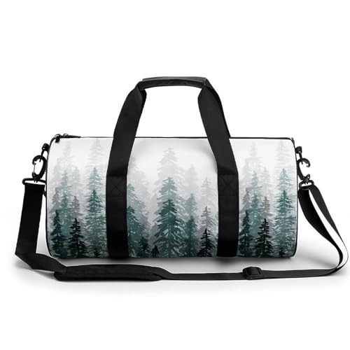 Sac de sport arbre vert blanc résistant pour protéger vos affaires de voyage