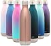 Simple Modern 25 oz Wave Water Bottle - Stainless Steel Hydro Swell Flask - Wide Mouth Double Wall Vacuum Insulated Metal Reusable Pink Small Kids Coffee Leakproof Thermos - Rose Gold