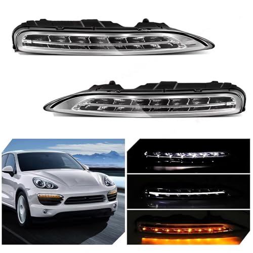Repara tu parachoques con luz diurna LED DRL Cayenne 2011-2014 izquierdo 3
