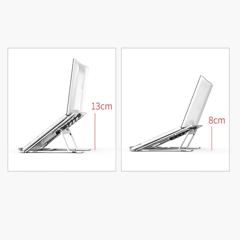 raffreddatore pc portatile ventole pc portatile Raffreddamento per laptop da gioco Radiatore da tavolo di sollevamento in lega di alluminio per ufficio pieghevole