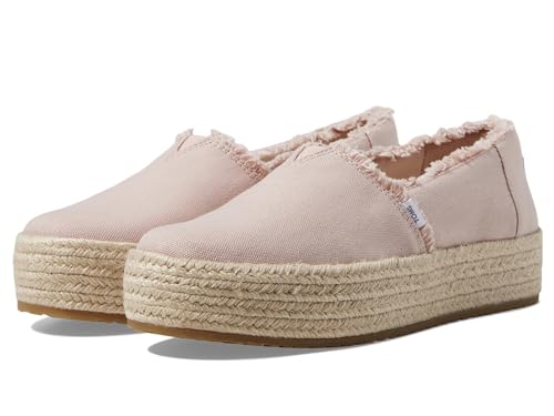 Image of TOMS Women's Valencia Platform Espadrille, Textile Upper, OrthoLite Insole