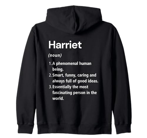Harriet Definición de nombre Diccionario divertido Sudadera con Capucha
