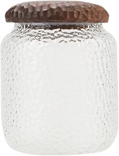 Glass Storage Jar Living Room Coffee Table Hammer Texture Scented Tea Organizer Desktop Plum Dried Fruit Jars wangyiren93(M)