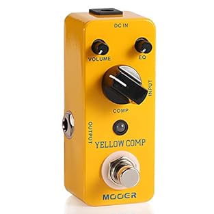 CLASSIC OPTICAL COMPRESSOR - The cute sound compressor, puts that classic optical compressor sound into a mini guitar compressor pedal. You can put a compressor right at the beginning of your signal chain to tighten things. If you are looking for a l...