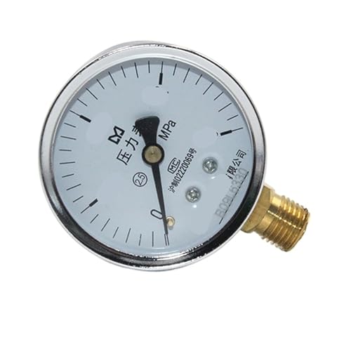 Manomètre Y-60 en acier inoxydable durable pour réseaux hydrauliques