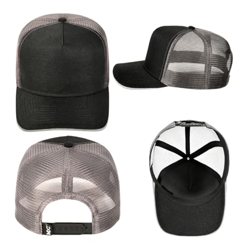 Kit 3 Boné Aba Curva Masculino Redinha Telinha Trucker MXC BRASIL (BR, Alfa, Único, 1 Vermelho/Branc