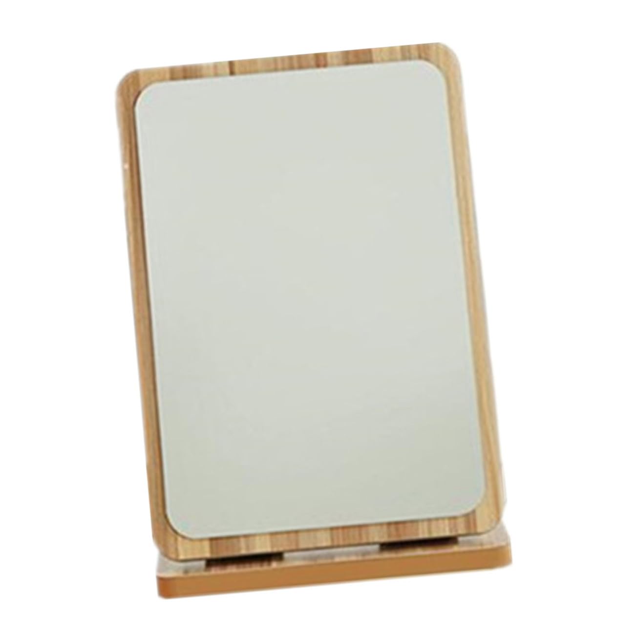 Miroir de maquillage en bois pliable pour grand bureau de cosmétique