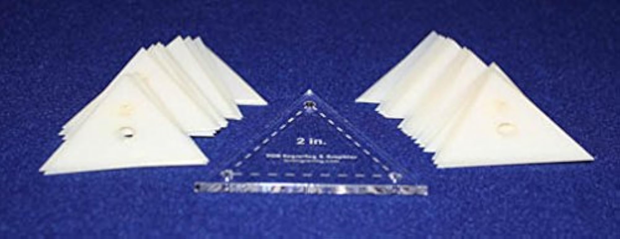 Templates Mylar 2 Inch Sides Equilateral Triangle 51 Piece Set