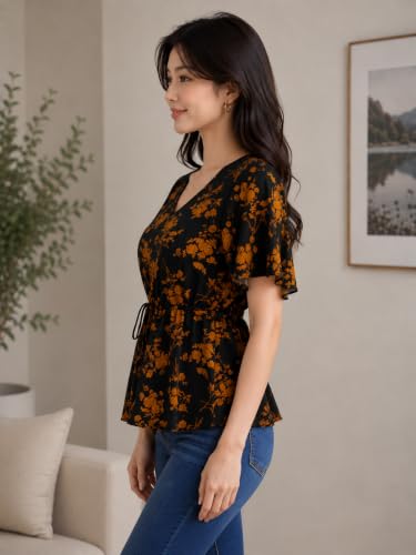 Image of Womens and Girls top Cotton Blend| Women Stylish Western Tops| Casual Regular Fit Fashion Top