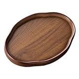 Aurgiarme Bukolisches Präsentationstablett Aus Holz Organische Form Stabile Konstruktion Für Vorspeisen Käsebretter Küchen Thekendekorationen Heimunterhaltung Essentielle Snackschale Aus Holz