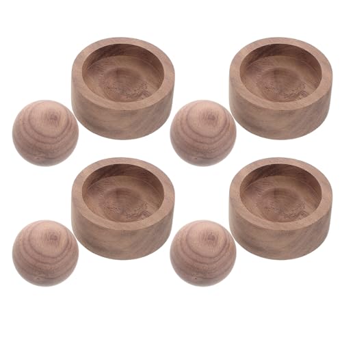 Difusor aromático eléctrico de madera natural 4 piezas