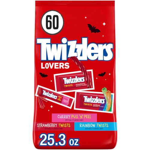 10% coupon - Twizzlers Halloween Candy Bag, 25.3 oz (60 Pouches)