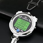 Stopwatch, Metal Stop Watch with Backlight for Sports 10 & 100 Laps Stopwatches Timer for Sports and Competitions - Image 5