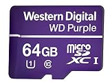 Cartao Micro SD Purple Intelbras de 64GB para Sistemas de Seguranca Eletronica Intelbras, Cartões SD, Roxa, Único