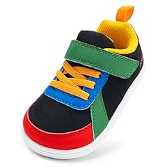 Black Multicolor Wide Toddler Shoes