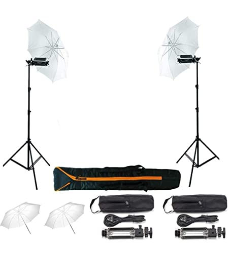 Image of MVPRO Porta Light kit for Video Digital Photography Lighting Set Setup for Outdoor and Studio with Tripod Carry Bag Case