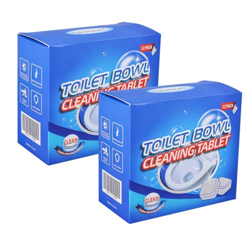 Teegxddy 2 cajas WC Acción Total Limpiador para Inodoro, Limpiador para WC, Cleaning Block Inodoro, Producto de Limpieza Súper Potente,3 en 1 Limpieza Profunda, Desodorante y Antical