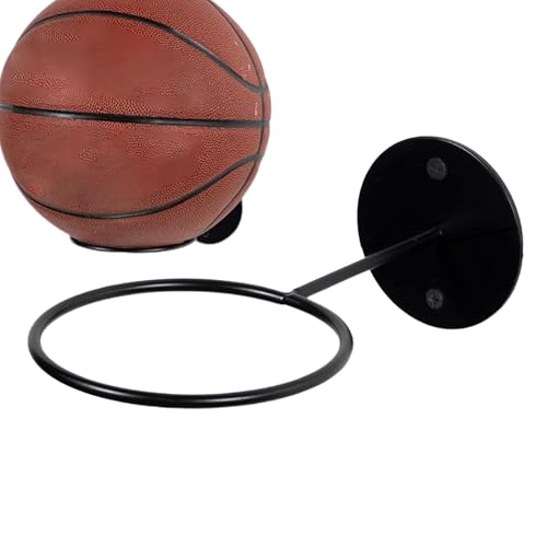 Generisch Soporte de pared para pelotas de baloncesto, soporte de pared para balones, organizador de balones de pared multifuncional, organizador para equipo de pelota de gimnasia