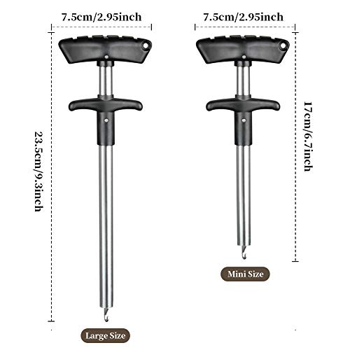 image for Geila Easy Fish Hook Remover Tool, 2 Pack Portable Fish Hook Detacher 