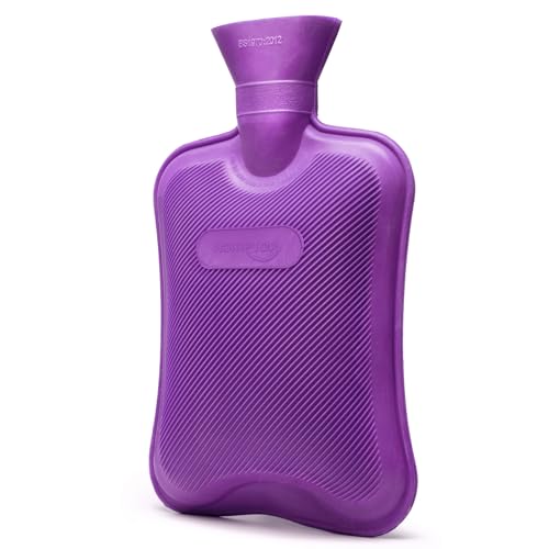 HomeTop Premium Classic Rubber Hot Water Bottle...