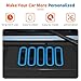 JeCar Light Blue Hood Vent Trim Covers Fit for 2007-2018 Jeep Wrangler JK JKU 2/4-Door Exterior Accessories