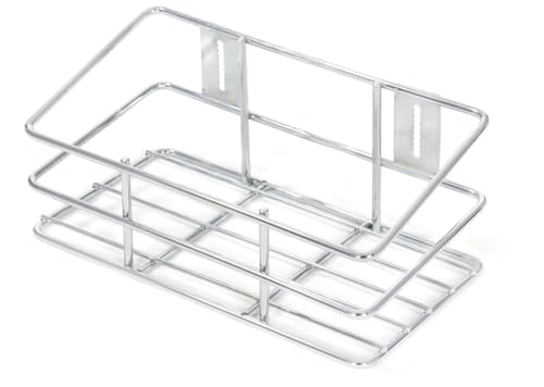 Image of S.K. Stainless Steel Glass Holder Stand for Kitchen /Glass Holder for Kitchen /Kitchen Organizer(9 INCH)(Upto 3 Glasses)(Size:-23 * 13 * 10 cm)