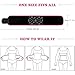 SEBNATAL Lightweight Elastic Waist Trimmer Belt, Waistband with Back Support, Portable Masonic Faith Hope And Charity Freemason Logo Black Compression Belt for All Day Wear
