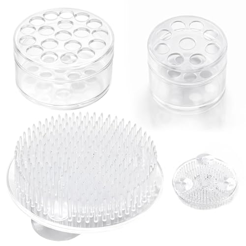 6-Piece Transparent Flower Frog Set Small & Medium Arrangement Tools