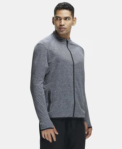 Image of Jockey SP17 Men's Soft Touch Microfiber Elastane Stretch Thumbhole Jacket with Stay Dry Treatment