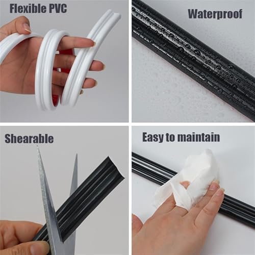 Tiras de PVC para esquinas y molduras impermeables de techos autoadhesivas 4