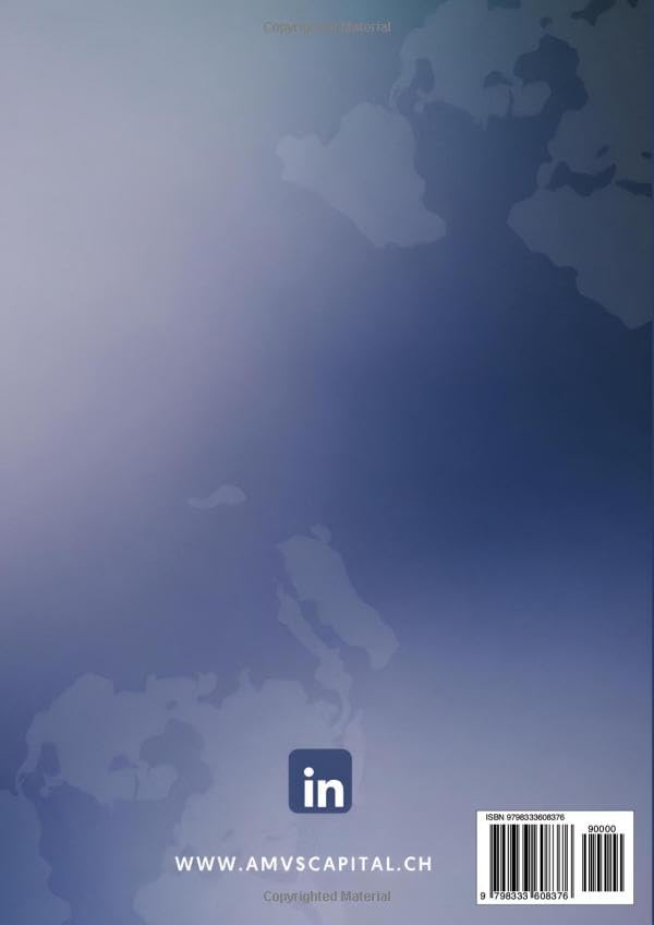 Back cover of the book 'HOW TO GET A JOB IN THE UNITED NATIONS (UN) AND ITS AGENCIES' showing a LinkedIn logo and website address 'WWW.AMVSCAPITAL.CH'.