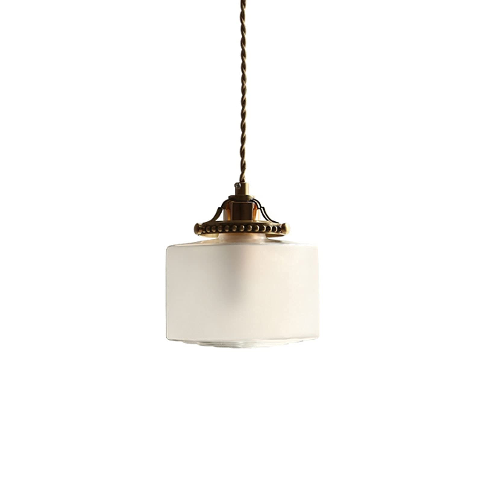 MSGIRVLZL Iluminación Colgante De Diseño Lámparas Colgantes De Latón Vintage Lámpara De Suspensión Silenciosamente Elegante Lámpara De Araña E27 Ajustable En Altura Adecuada for El Paso Del Pasillo De