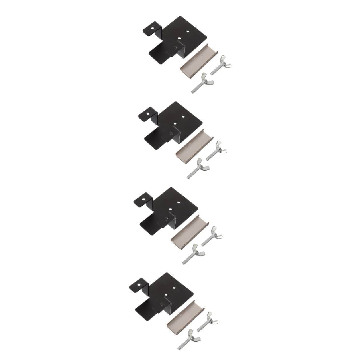 Lot De 4 Fixations pour Matelas Cadre De Réglable Barre De pour Matelas Simple