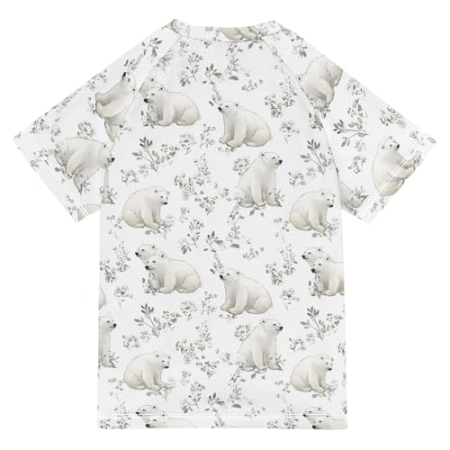 Short Sleeve Girls Bathing Suit Girls Rashguard Swimsuit Kids Rash Guard Swimsuit Girls 3-12T2