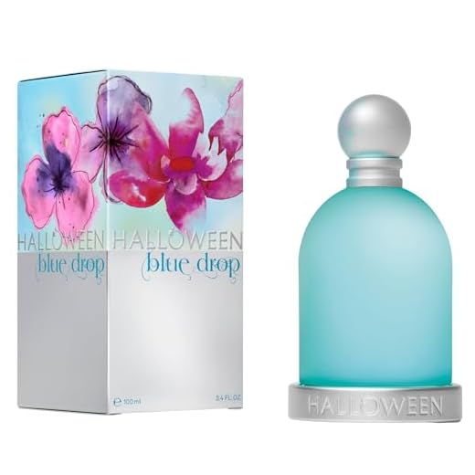 Halloween, Blue Drop, Eau de Toilette para Mujer, Fragancia Amaderada, 100 ml con Vaporizador