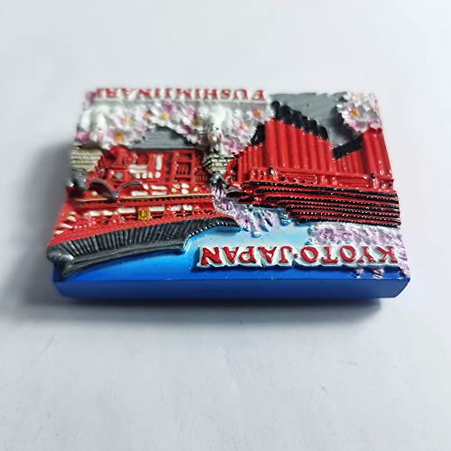 Imán decorativo Kyoto Japón 3D Fushimiinari 7.5x5.5 cm miniatura 5
